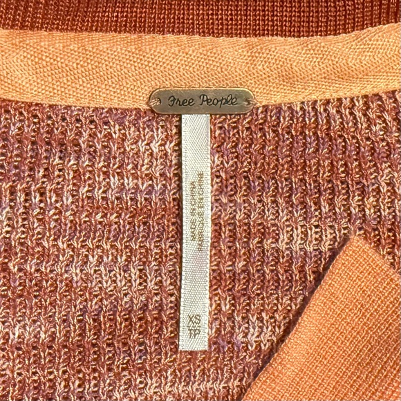 Free People Making Memories Henley Sweater - Terracotta - Picture 3 of 8